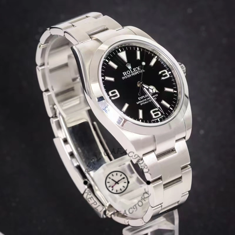 Rolex Explorer SRL156 14270 Stainless Steel Black Dial 36MM Mens Replica Watch