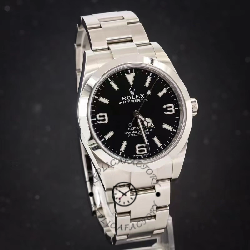 Rolex Explorer SRL156 14270 Stainless Steel Black Dial 36MM Mens Replica Watch