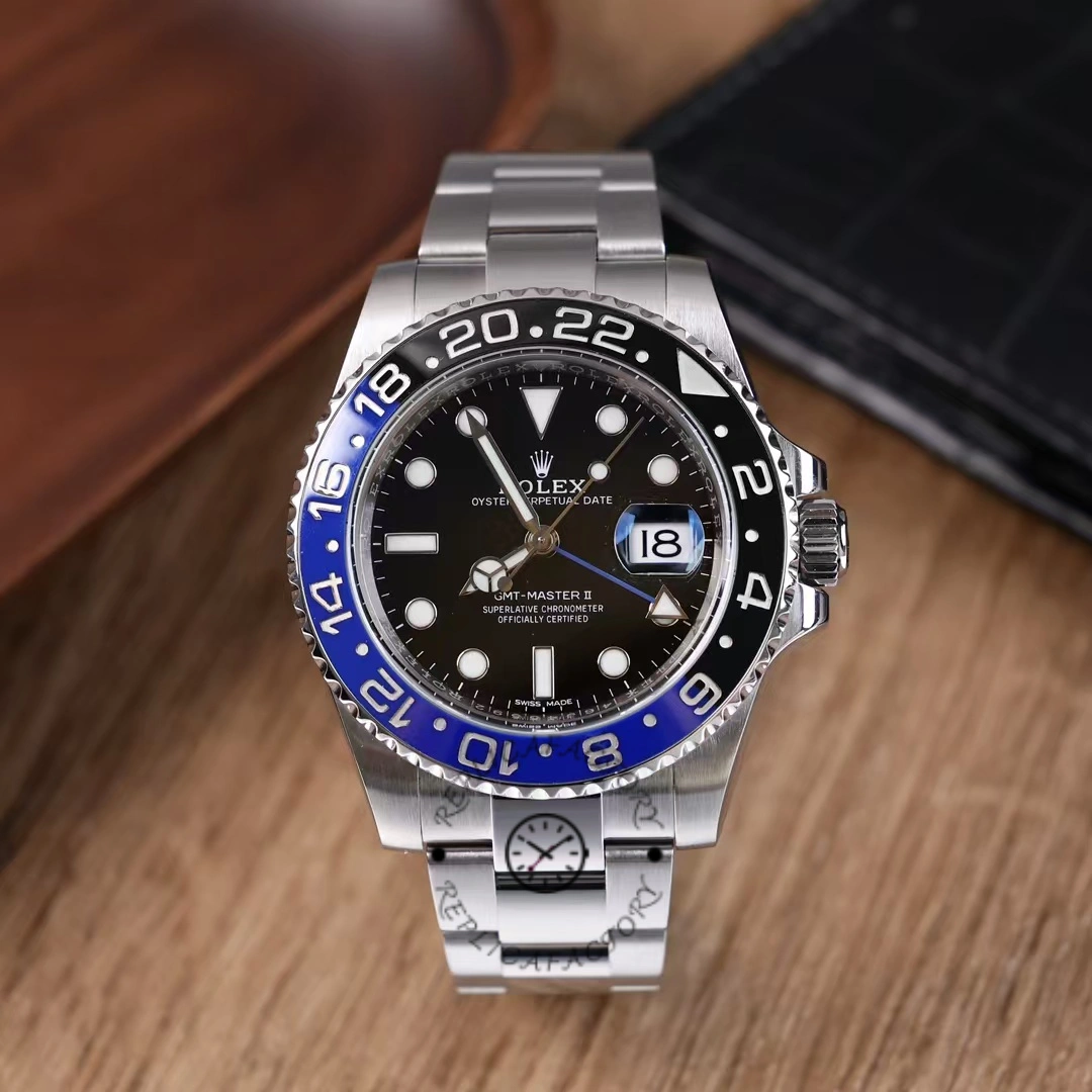 Rolex GMT-Master II Batman 116710BLNR Black Dial 40mm Mens Replica Watch