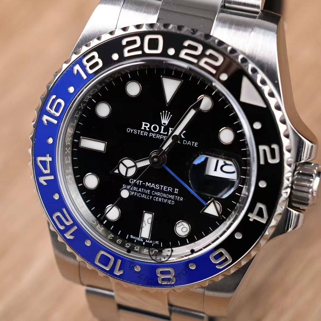 Rolex GMT-Master II Batman 116710BLNR Black Dial 40mm Mens Replica Watch