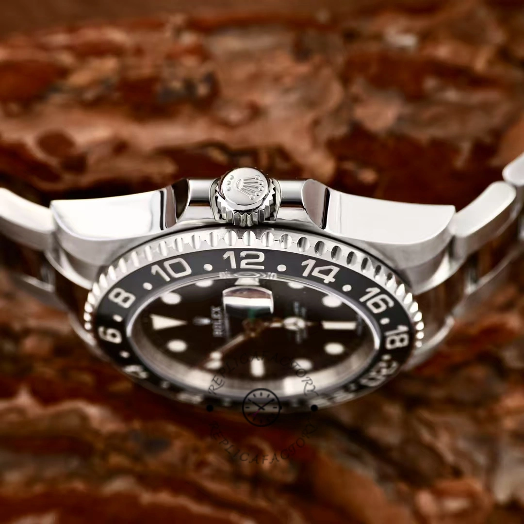 Rolex GMT-Master II 116710LN Black Dial Stainless steel case 40mm Mens Replica Watch