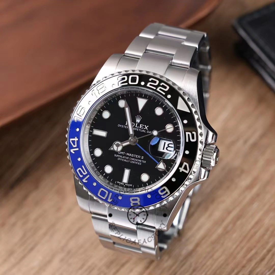 Rolex GMT-Master II Batman 116710BLNR Black Dial 40mm Mens Replica Watch