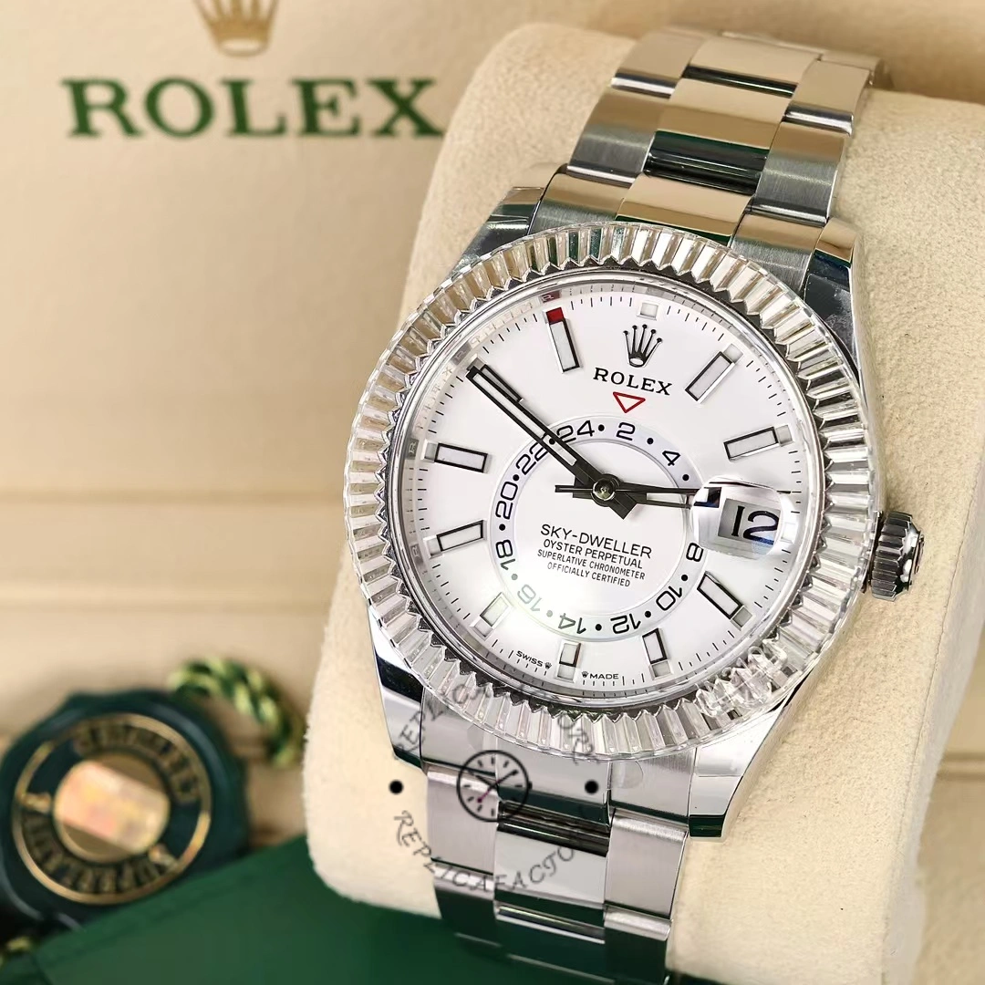 Rolex Sky Dweller 42 Oystersteel White Dial m336934 0003 Men's Watch