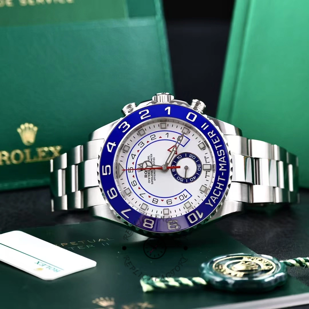 Rolex Yacht-Master II 116680 White Square Dial 44mm Mens Replica Watch