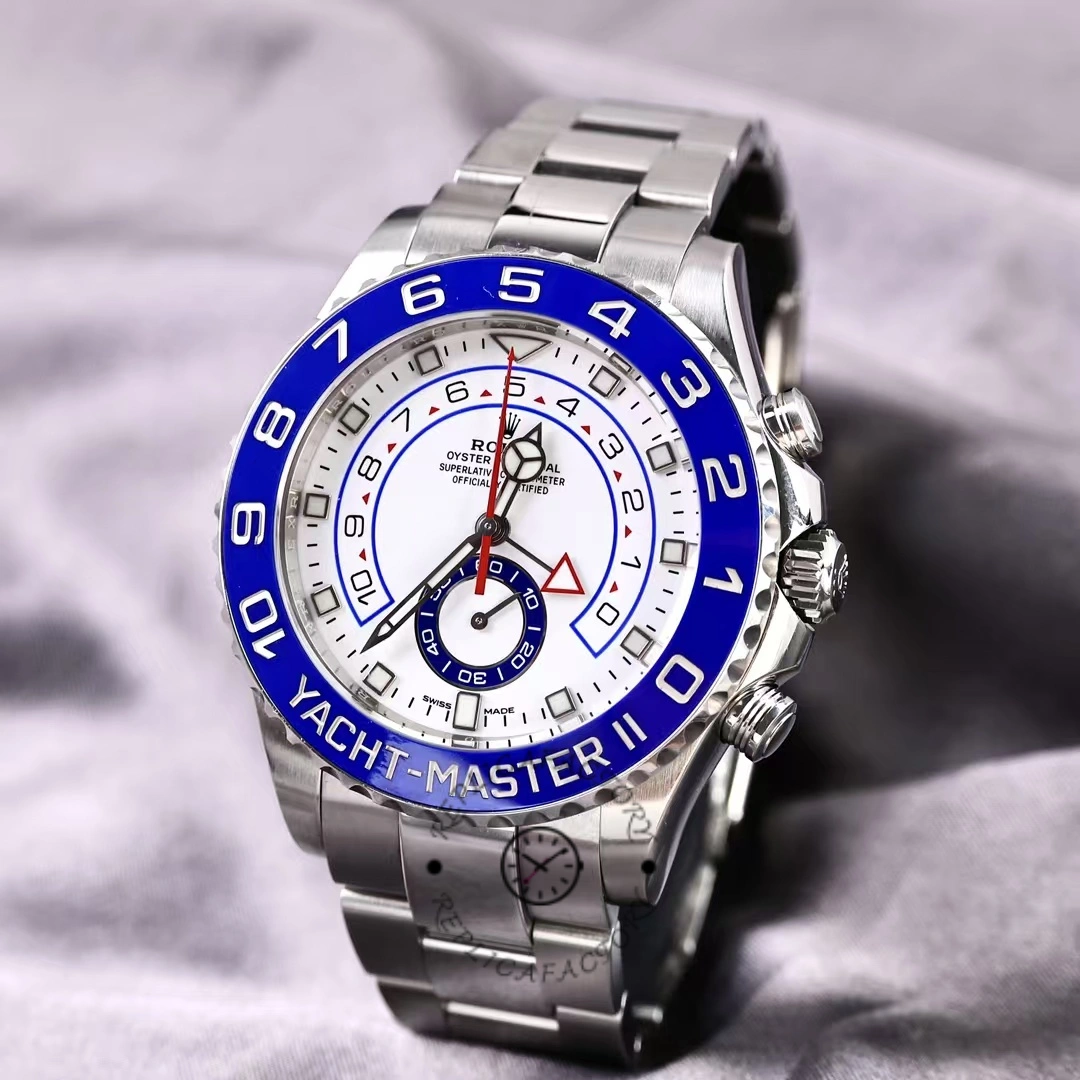 Rolex Yacht-Master II 116680 White Square Dial 44mm Mens Replica Watch