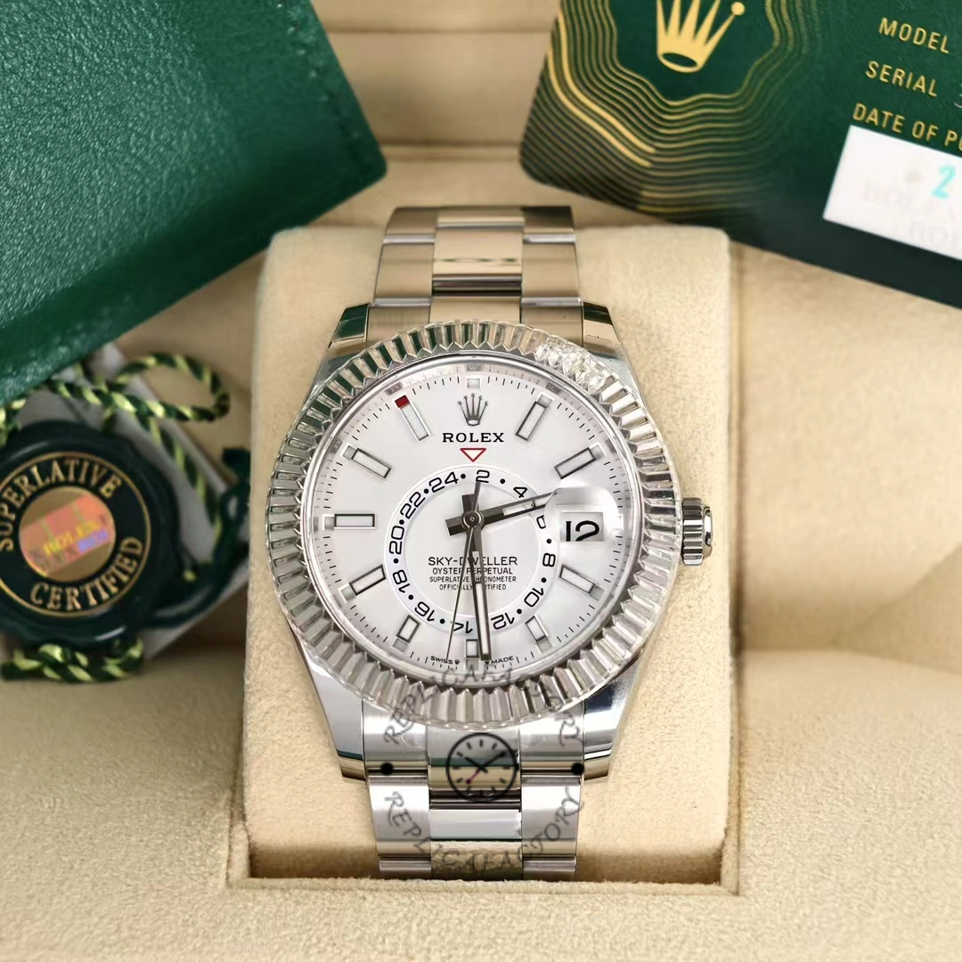 Rolex Sky Dweller 42 Oystersteel White Dial m336934 0003 Men's Watch