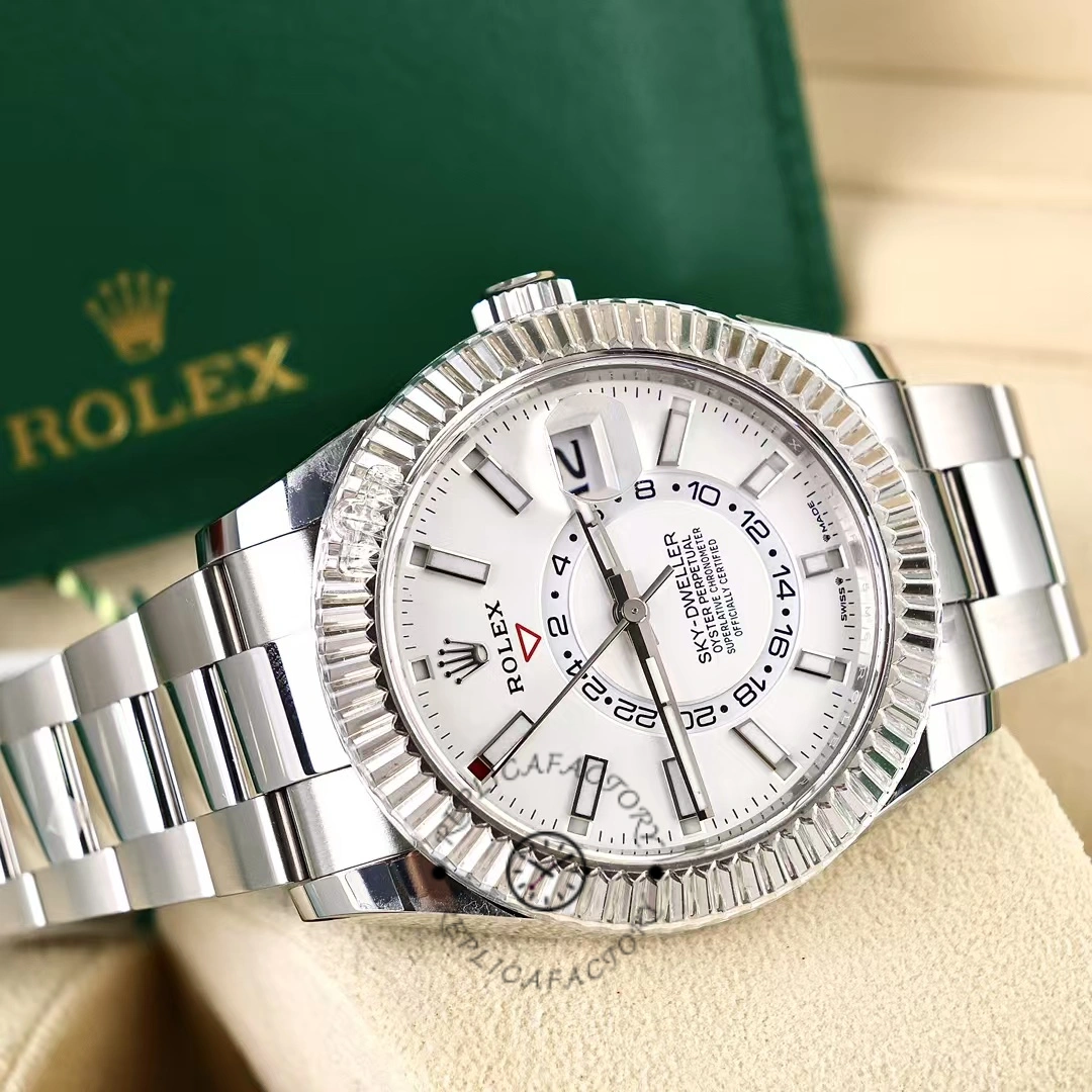 Rolex Sky Dweller 42 Oystersteel White Dial m336934 0003 Men's Watch