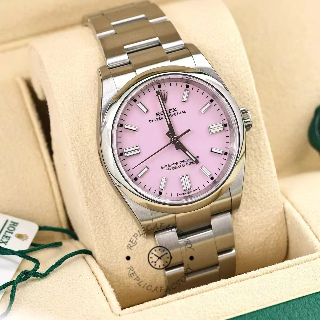 Rolex Oyster Perpetual 36 Oystersteel Pink Dial 126000 0008 Women's Watch
