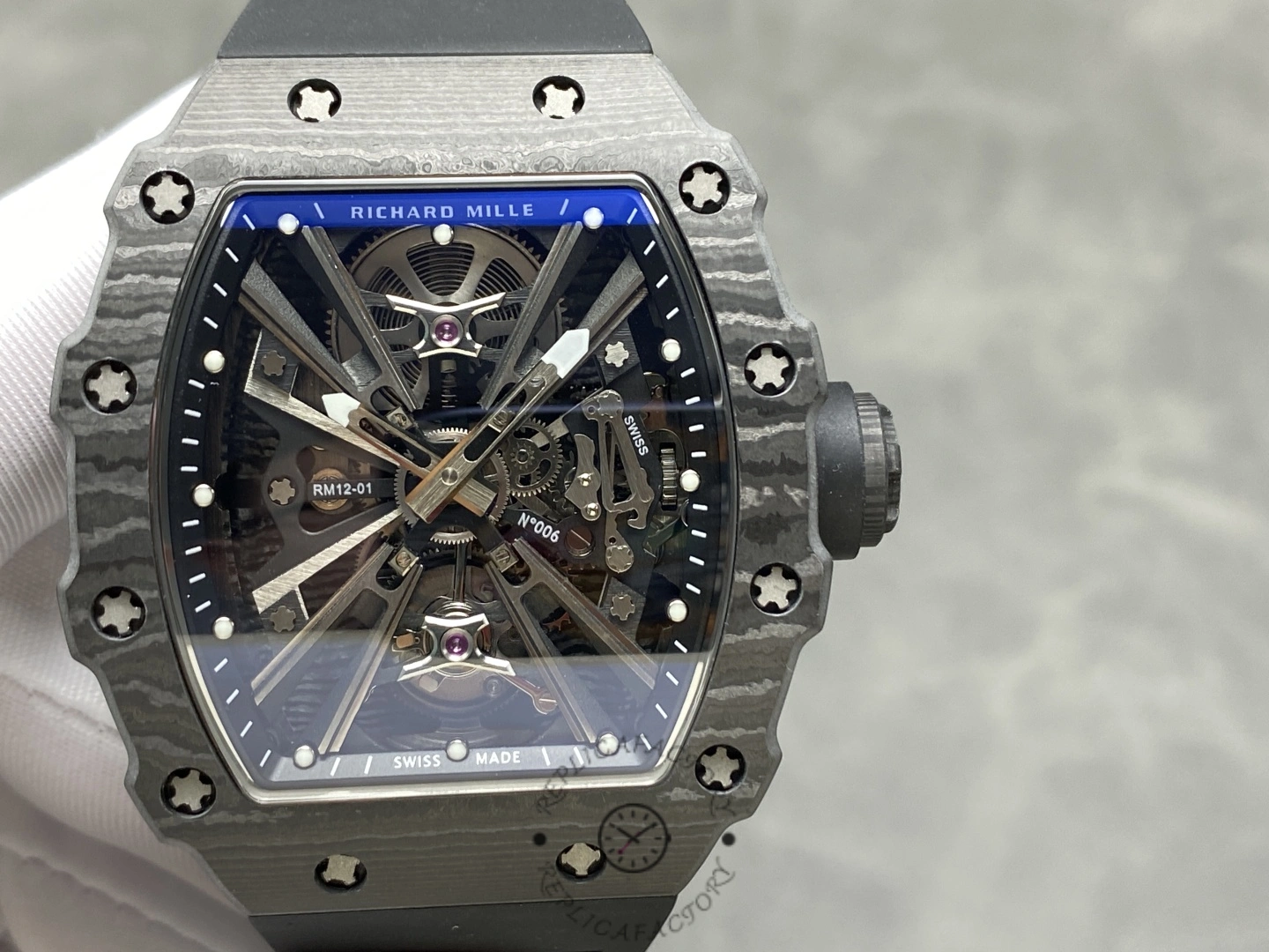 Richard Mille RM 12-01 Carbon Tourbillon Men's Replica