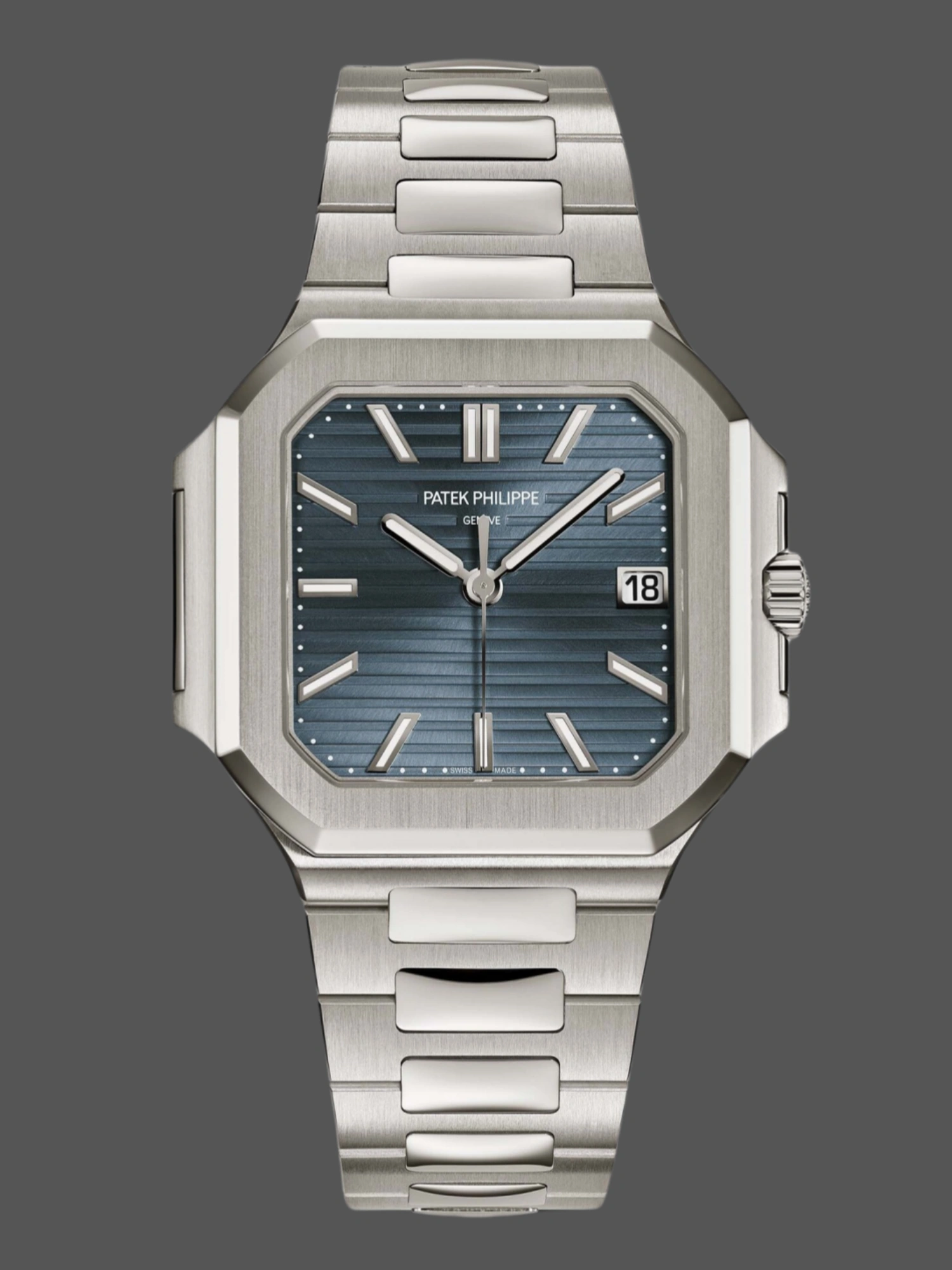 Patek Philippe Cubitus Blue Dial 40mm 7128 1G 001 Replica