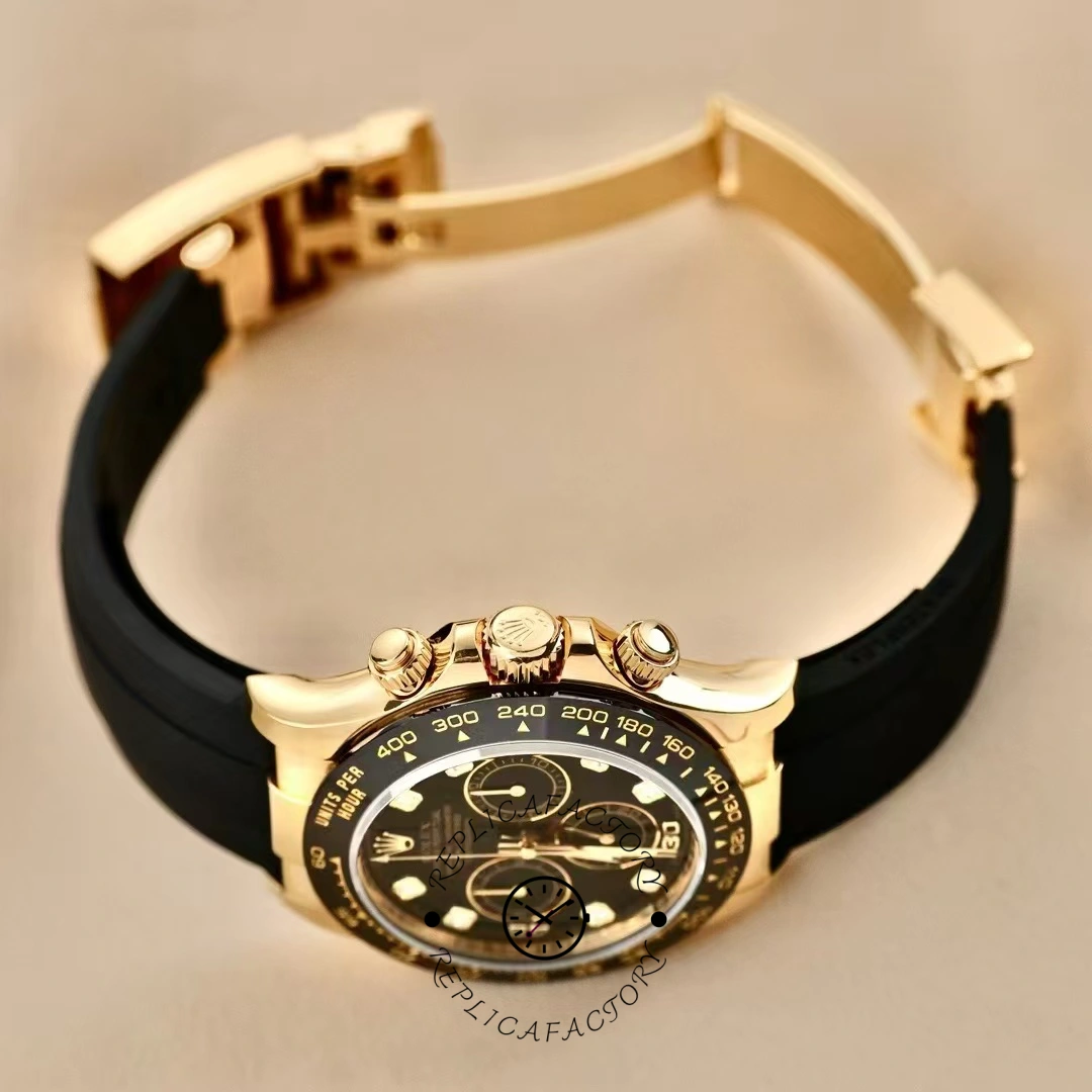 Rolex Daytona 116518LN Black Diamond Dial 40mm Mens Replica Watch
