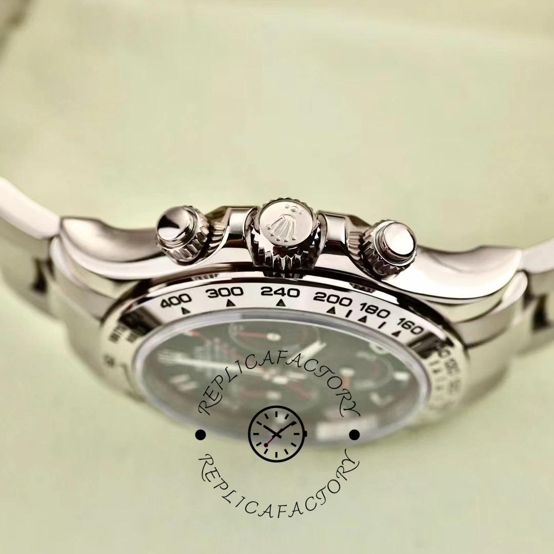 Rolex Cosmograph Daytona 116509 Black Arabic Dial White Gold 40MM Mens Replica Watch