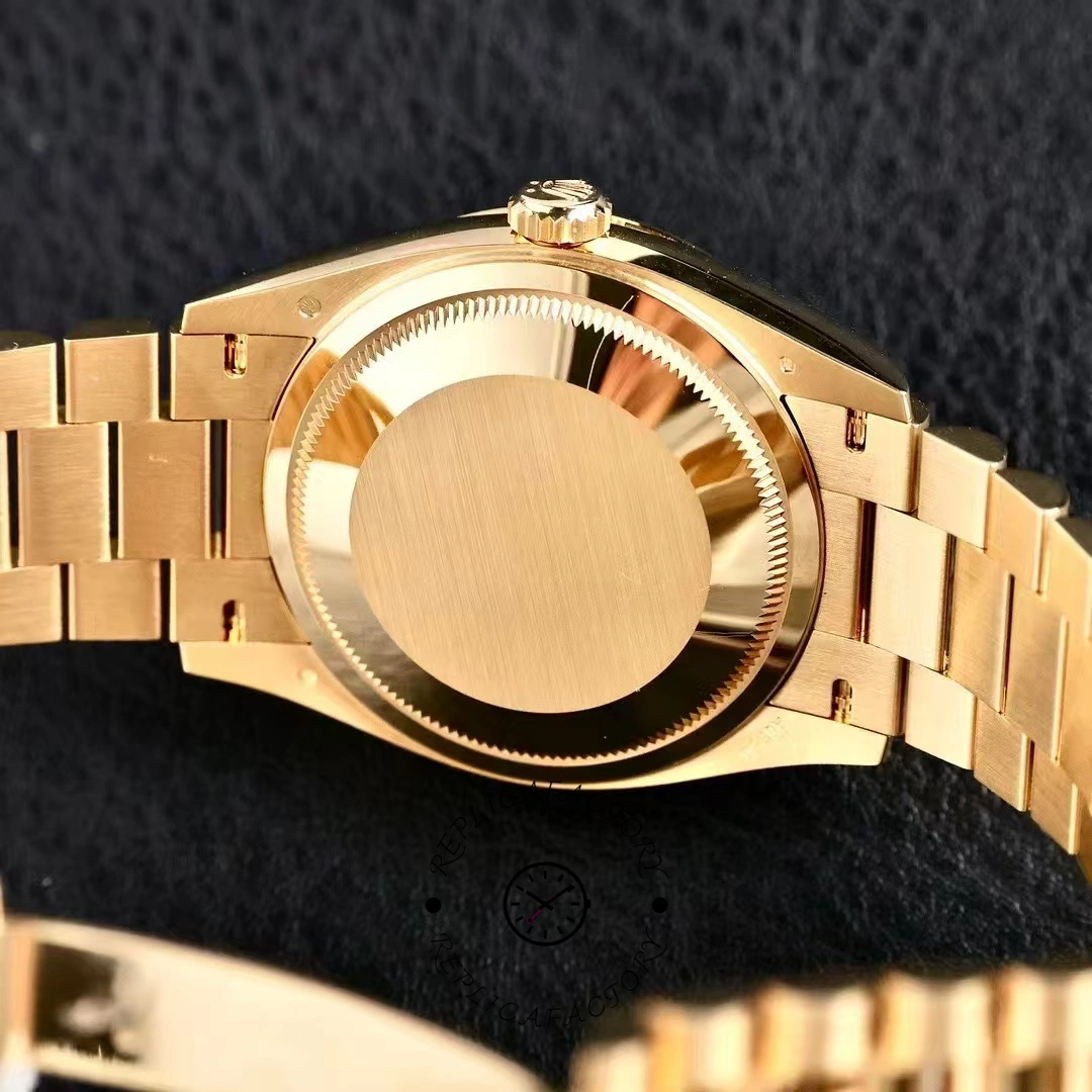 Rolex Day-Date 128238 Fluted Bezel Carnelian dial 36MM Unisex Replica Watch