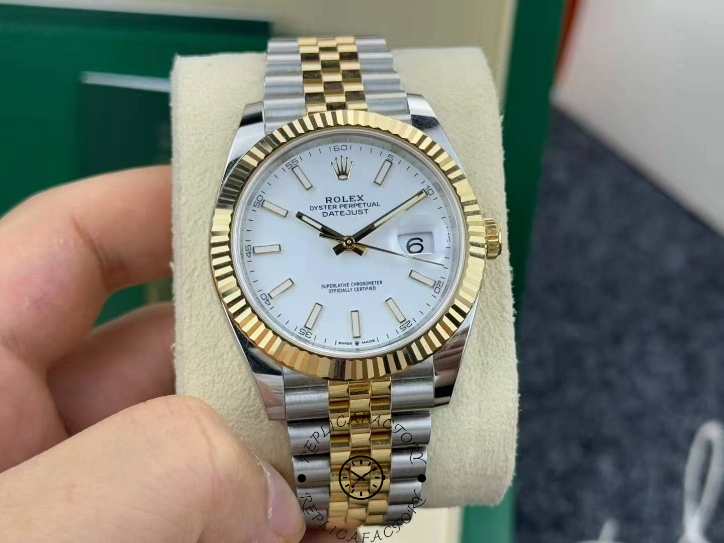 Rolex Datejust 126333 0016 replica watch real shot