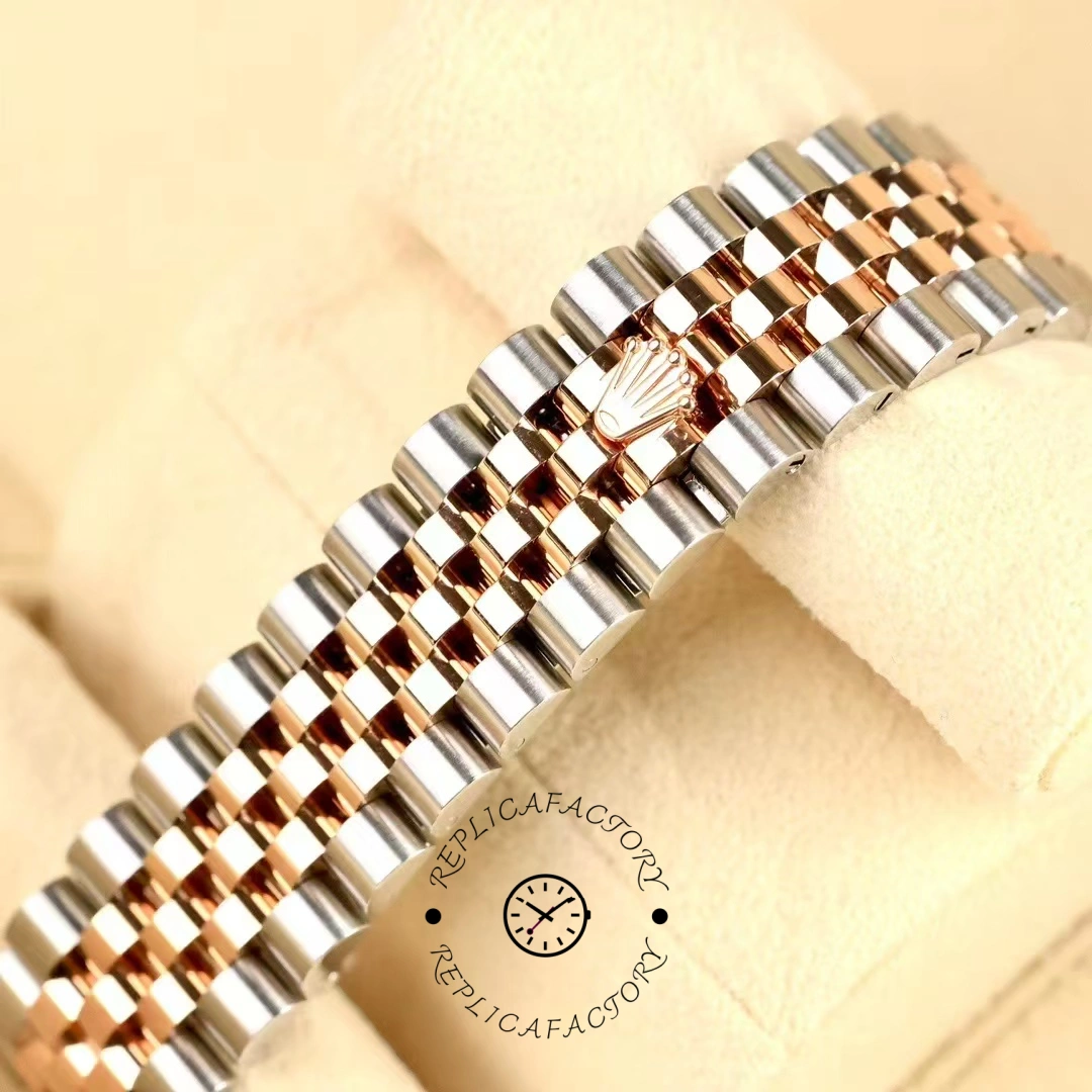 Rolex Datejust 31mm Rose Gold 278271 Silver Floral Jubilee Women's Watch