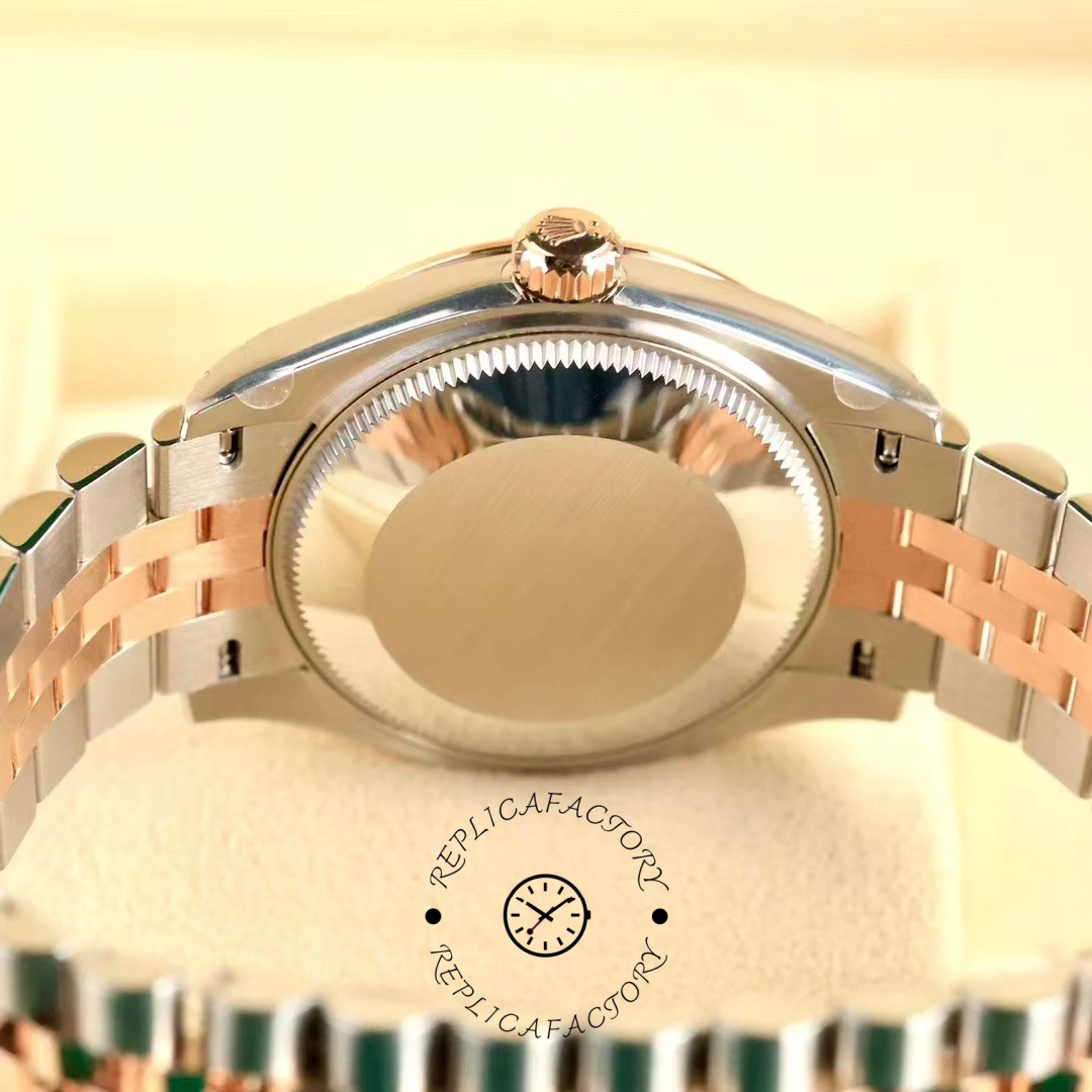 Rolex Datejust 31mm Rose Gold 278271 Silver Floral Jubilee Women's Watch