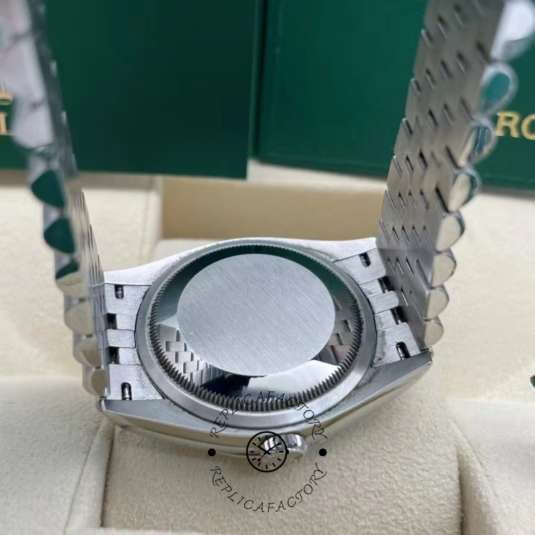 Rolex Datejust 126234 Olive Green Palm Motif Dial 36MM Unisex Replica Watch