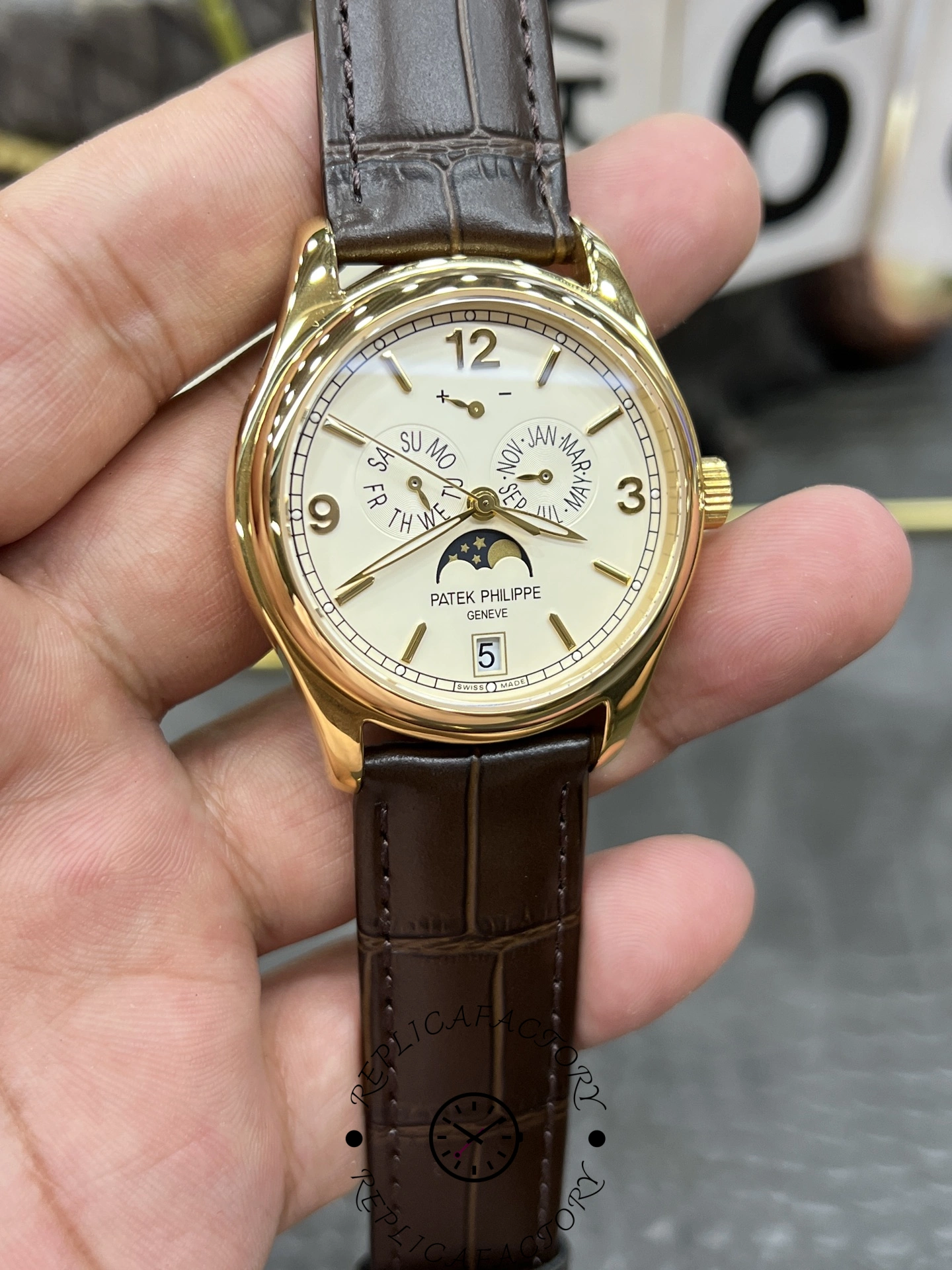 Patek Philippe Complications 5146R 001 39mm Mens Replica Watch