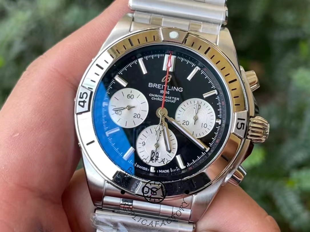 Breitling Chronomat B01 42 Black Dial AB0134101B1A1 Replica