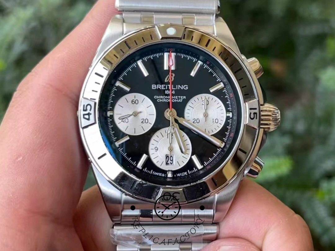 Breitling Chronomat B01 42 Black Dial AB0134101B1A1 Replica