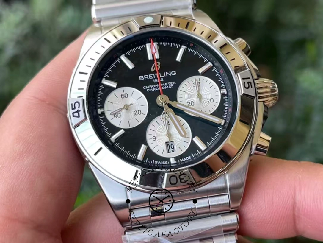 Breitling Chronomat B01 42 Black Dial AB0134101B1A1 Replica