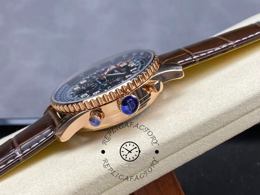 Breitling Navitimer B12 Chronograph 41 RB12302A1L1P1 Brown Strap Replica