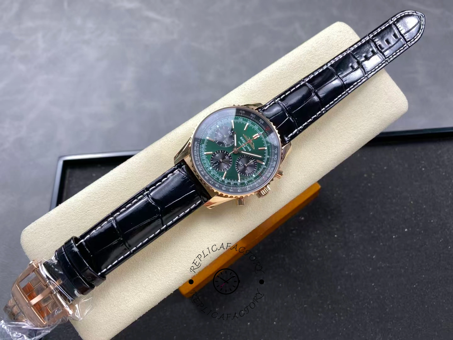 Breitling Navitimer B12 Chronograph RB0137241L1P1 41 Black Strap Replica