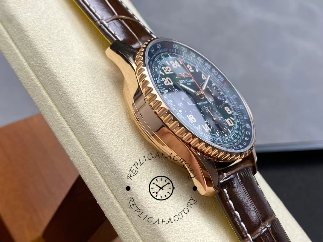 Breitling Navitimer B12 Chronograph 41 RB12302A1L1P1 Brown Strap Replica