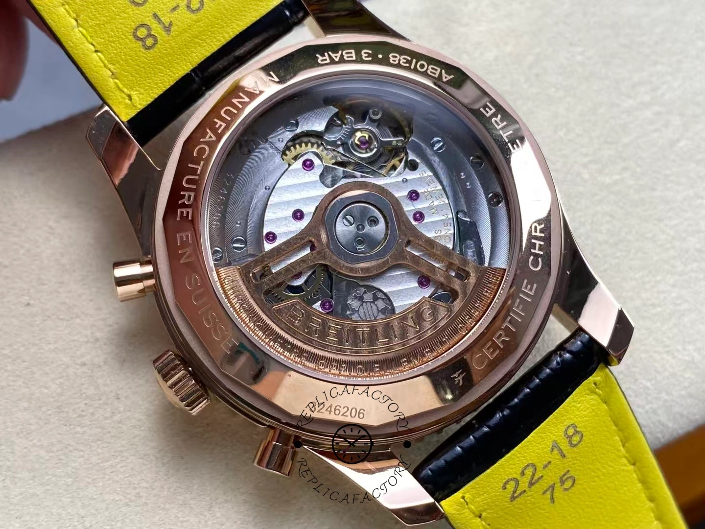 Breitling Navitimer B01 Rose Gold 43MM RB0138211B1P1 Replica