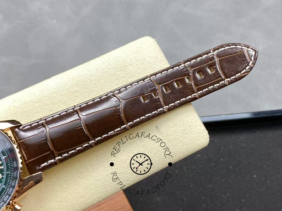 Breitling Navitimer B12 Chronograph 41 RB12302A1L1P1 Brown Strap Replica