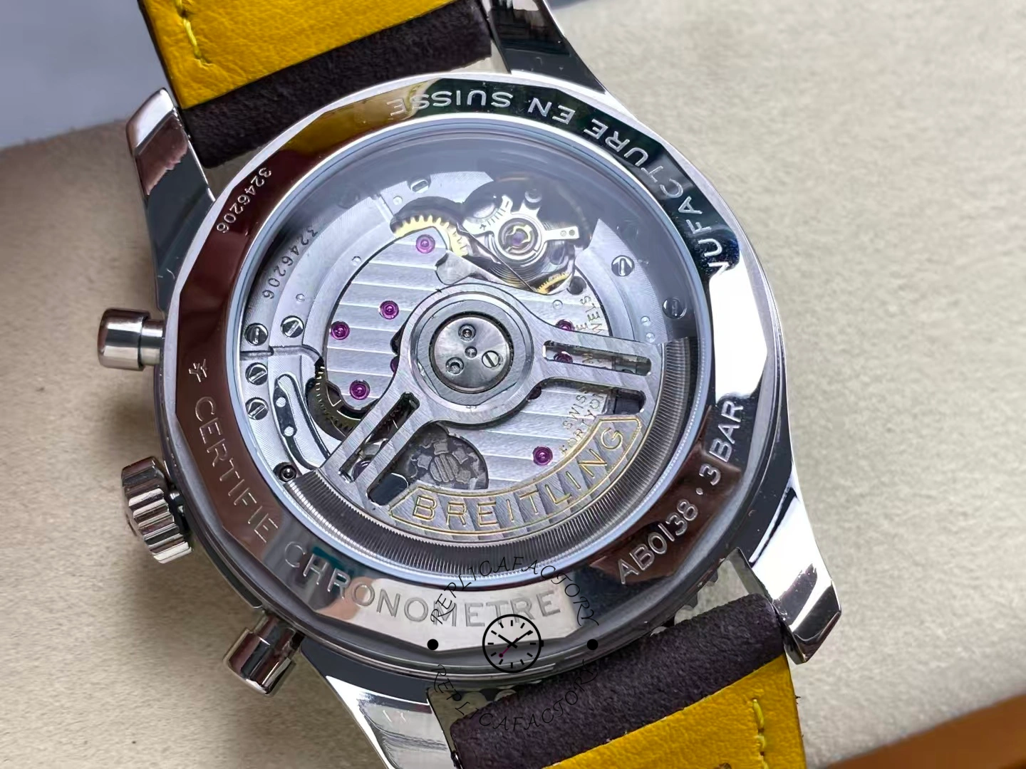 Breitling Navitimer B01 Chronograph 43 Calfskin Strap AB01385C1Q1A1 Replica