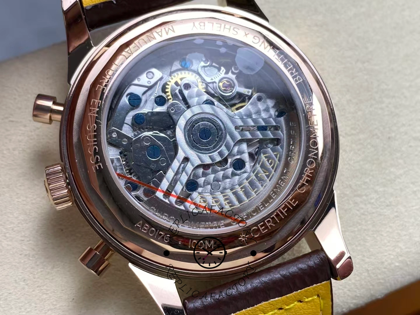 Breitling Premier B01 42mm Silver Dial RB0118371G1P1 Replica