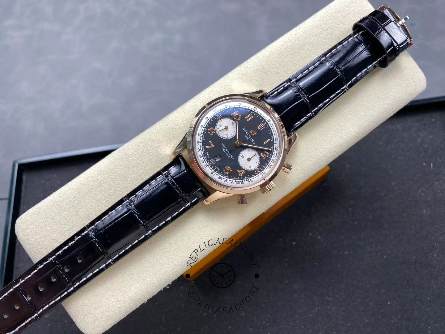 Breitling Premier B01 Rose Gold AB0118A21B1X1 Replica