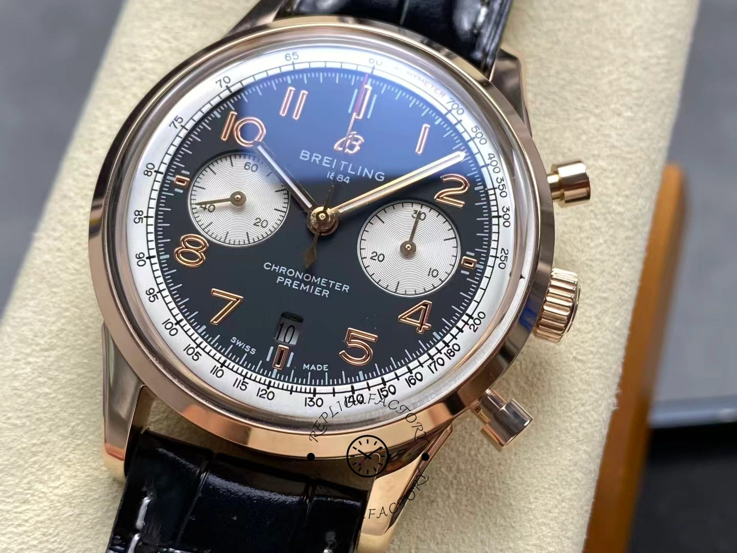 Breitling Premier B01 Rose Gold AB0118A21B1X1 Replica