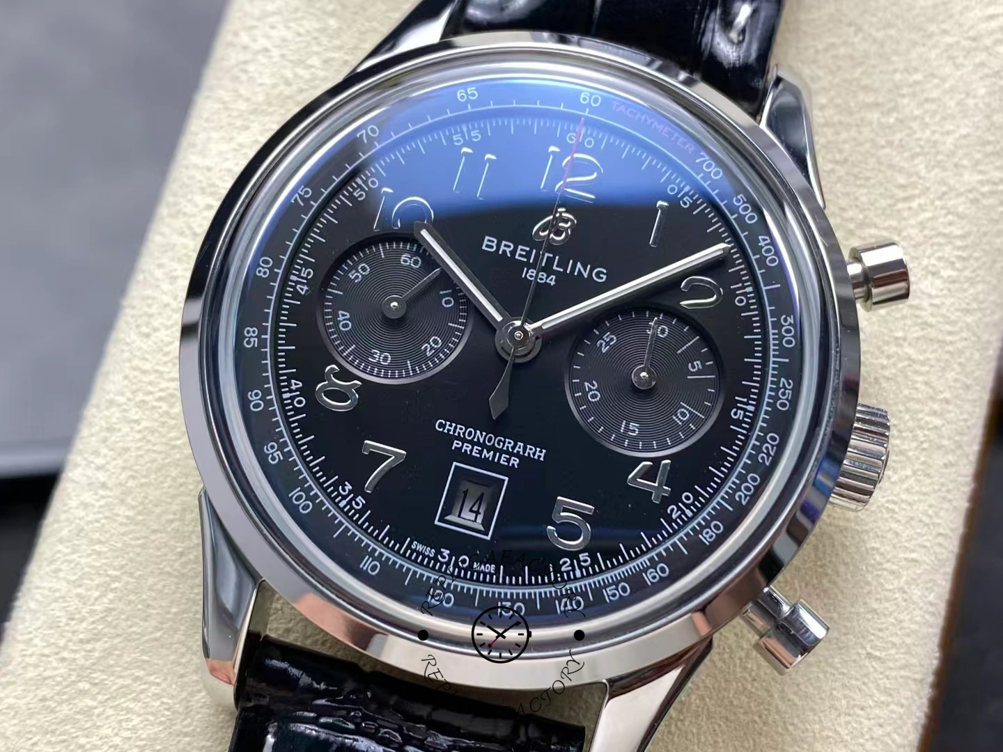 Breitling Premier B01 42mm Alligator Strap AB0145221B1P2 Replica