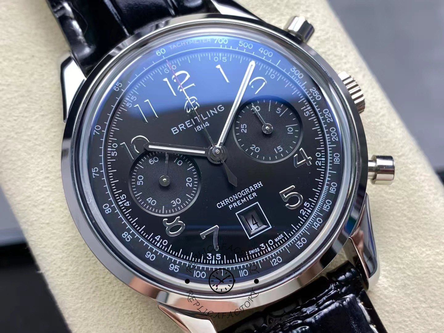 Breitling Premier B01 42mm Alligator Strap AB0145221B1P2 Replica