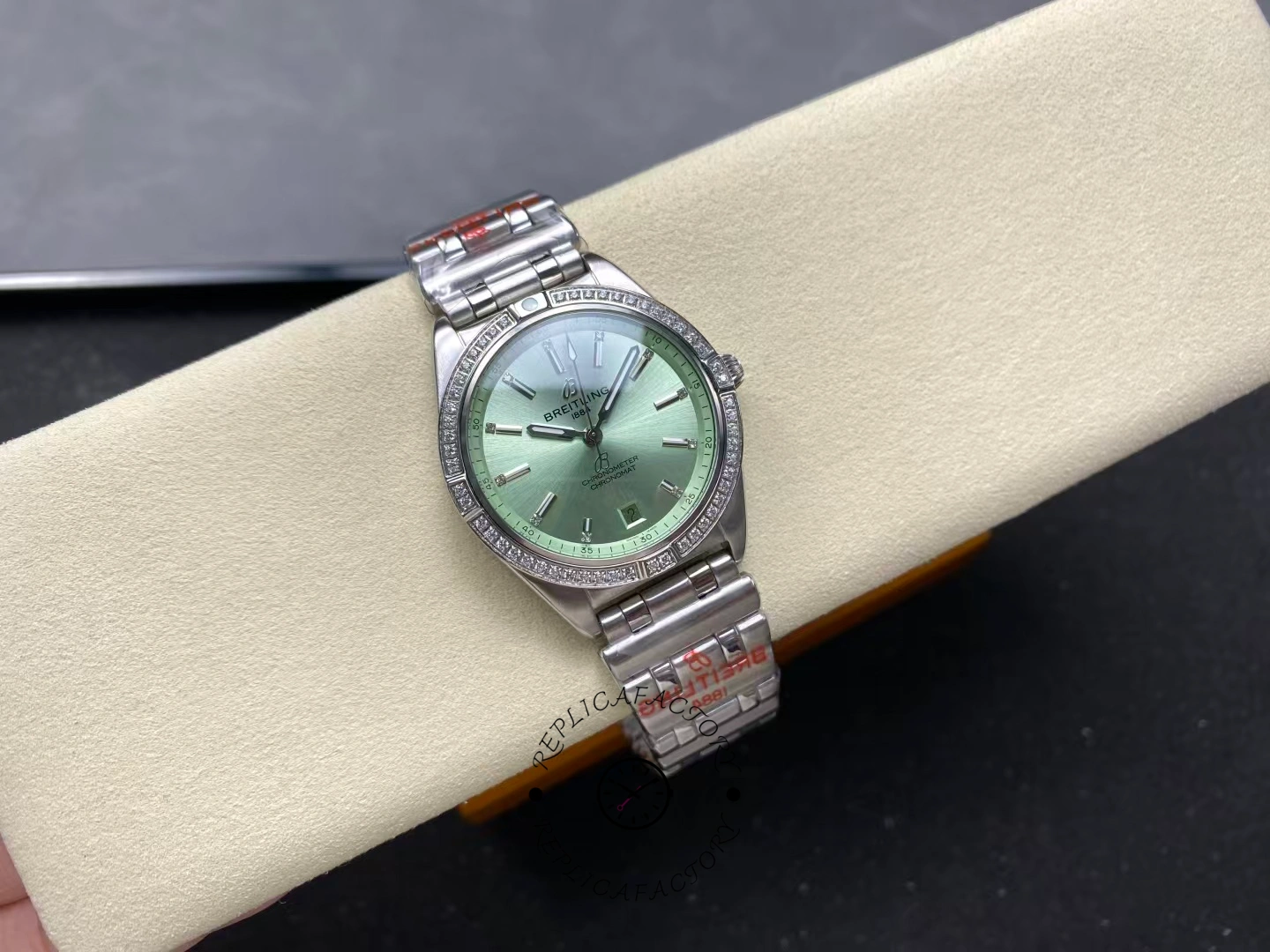 Breitling Chronomat Automatic 36 Mint Green Dial A10380591L1A1 Replica