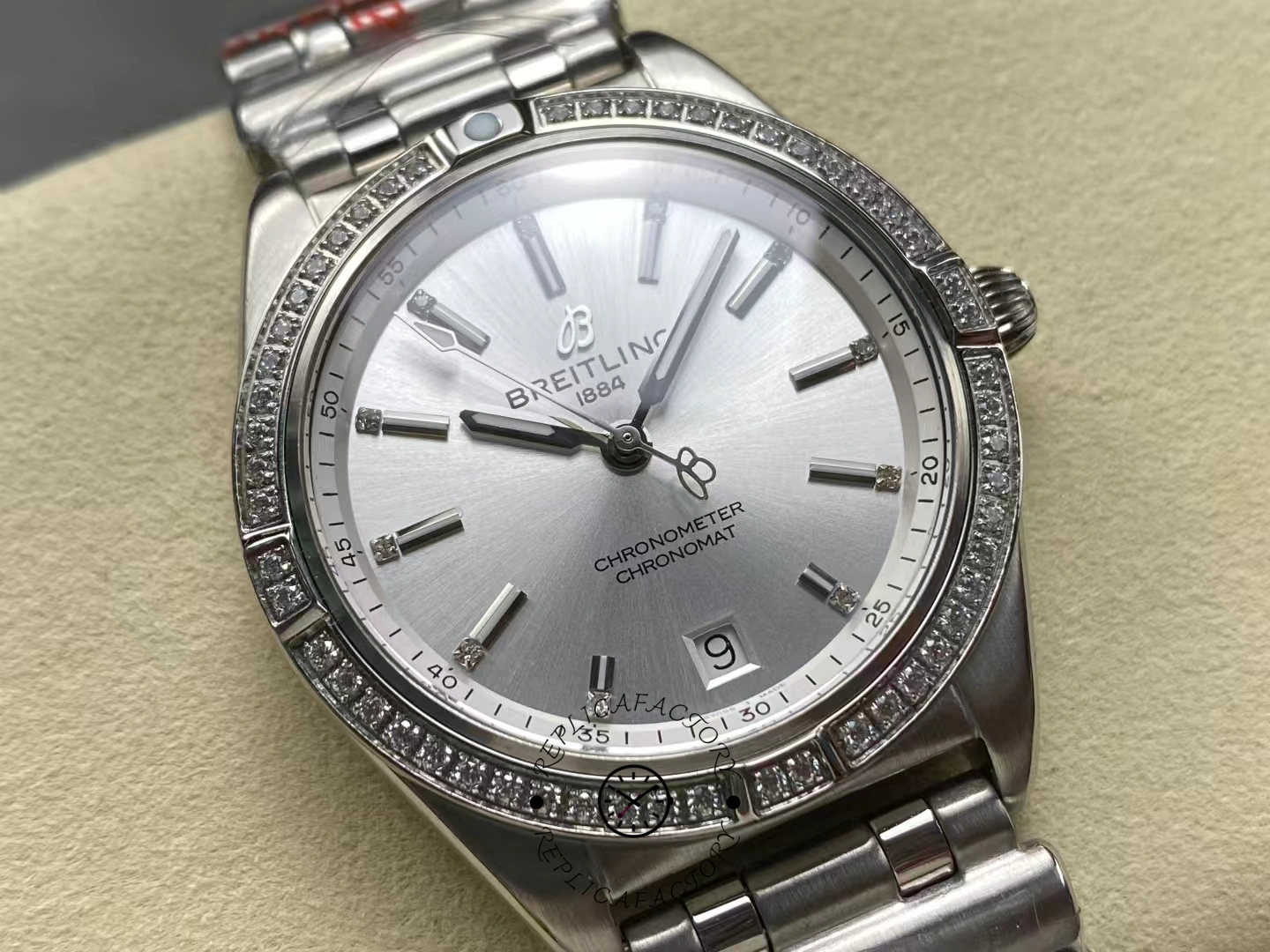 Breitling Chronomat 36mm Automatic Silver Dial A10380591A1A1 Replica