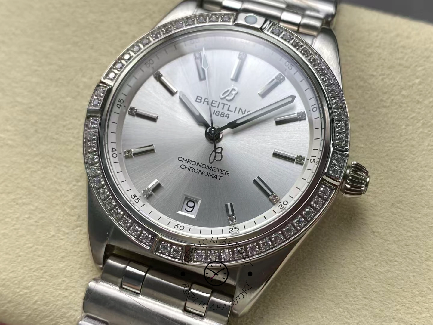 Breitling Chronomat 36mm Automatic Silver Dial A10380591A1A1 Replica