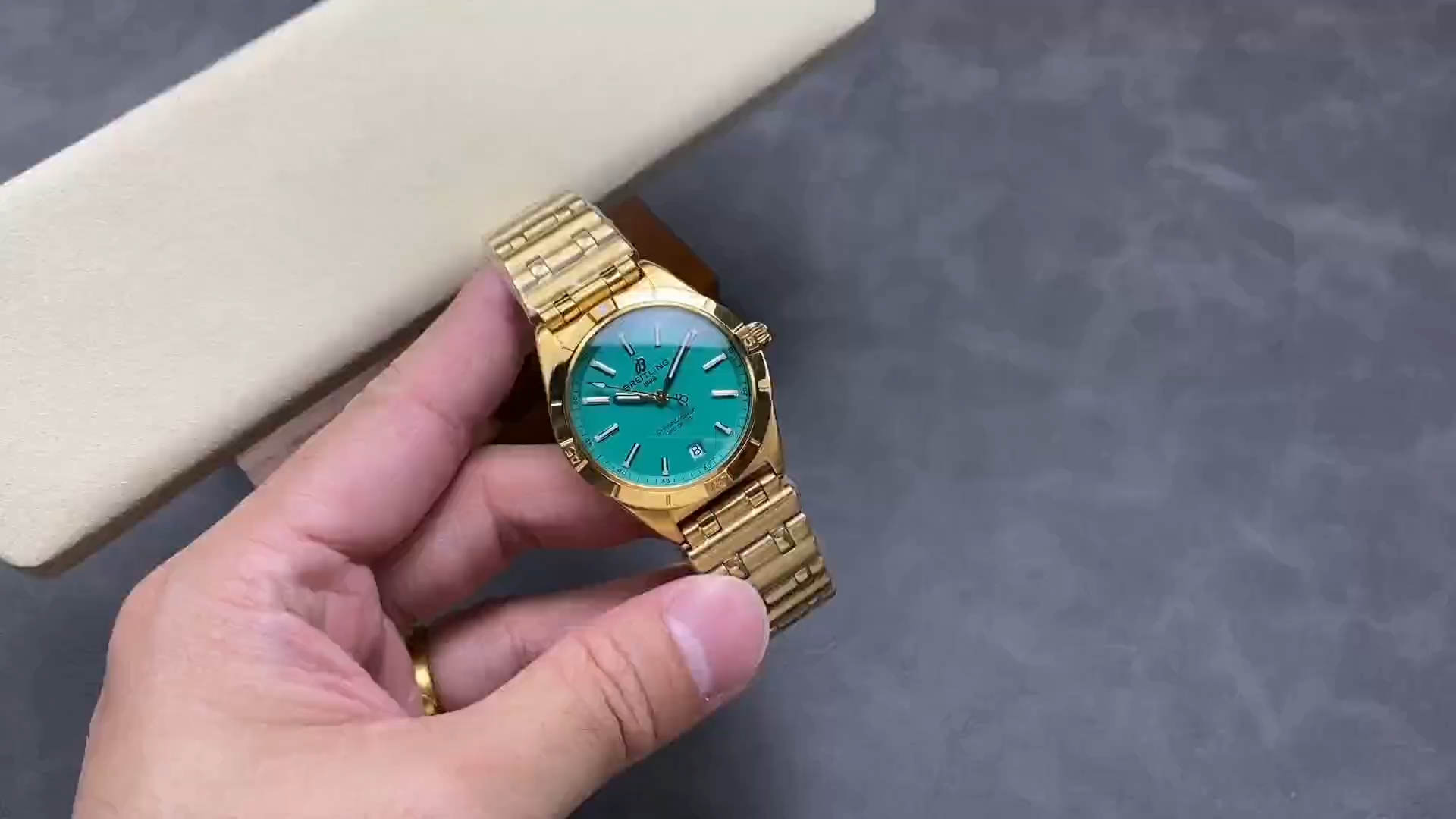 Breitling Chronomat Automatic 36mm K103801A1L1K1 Yellow Gold Replica