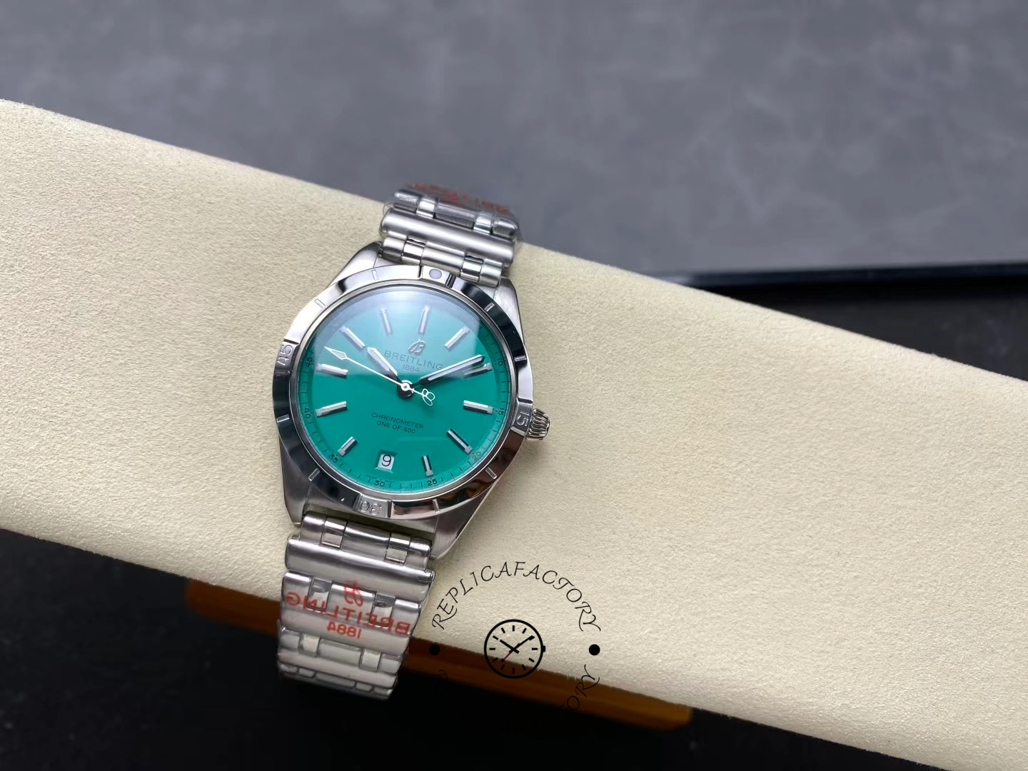 Breitling Chronomat Automatic 36mm Turquoise Dial A103801A1L1A1 Replica