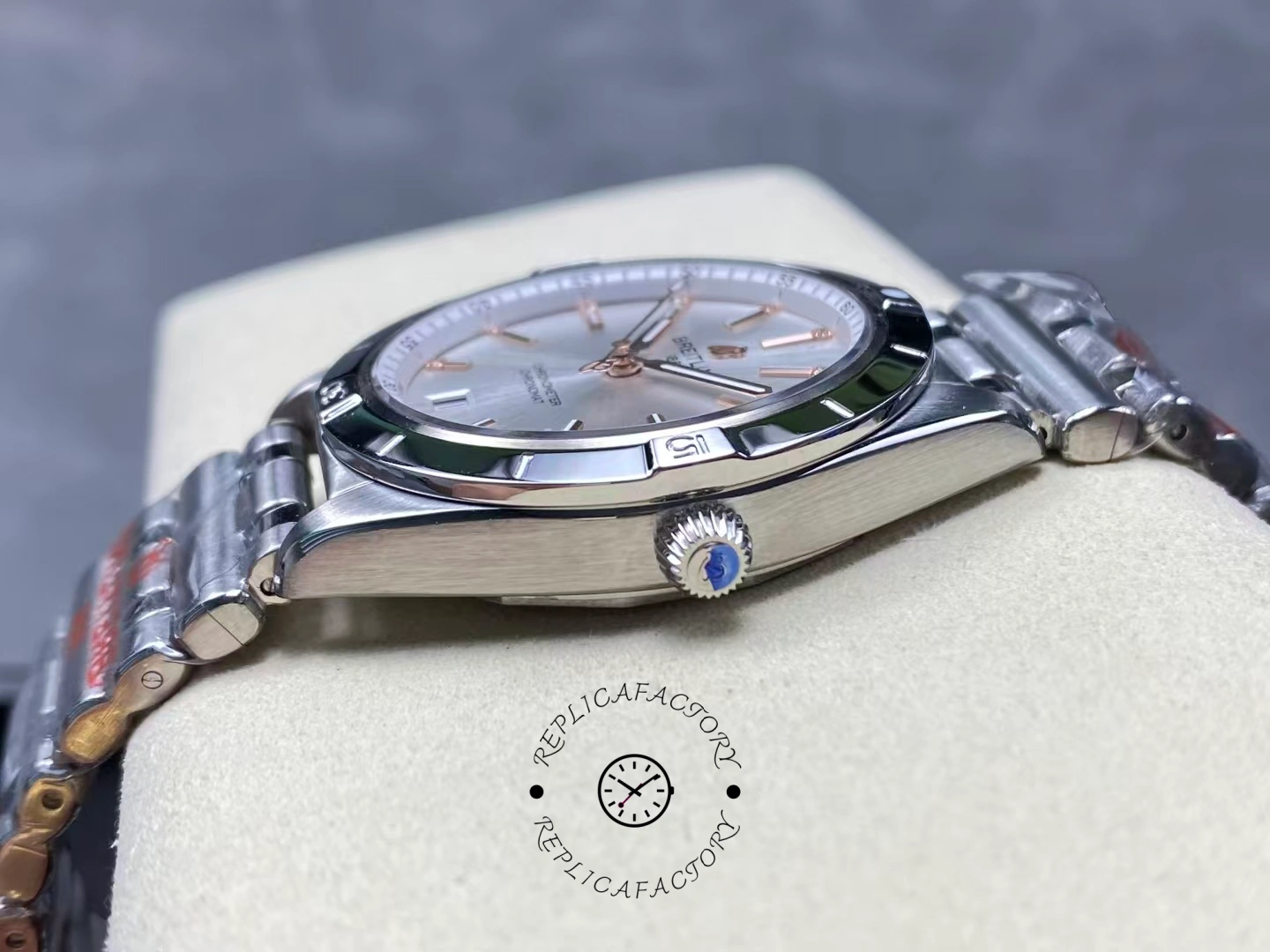 Breitling Chronomat Automatic 36mm Silver Dial A10380101A2A1 Replica