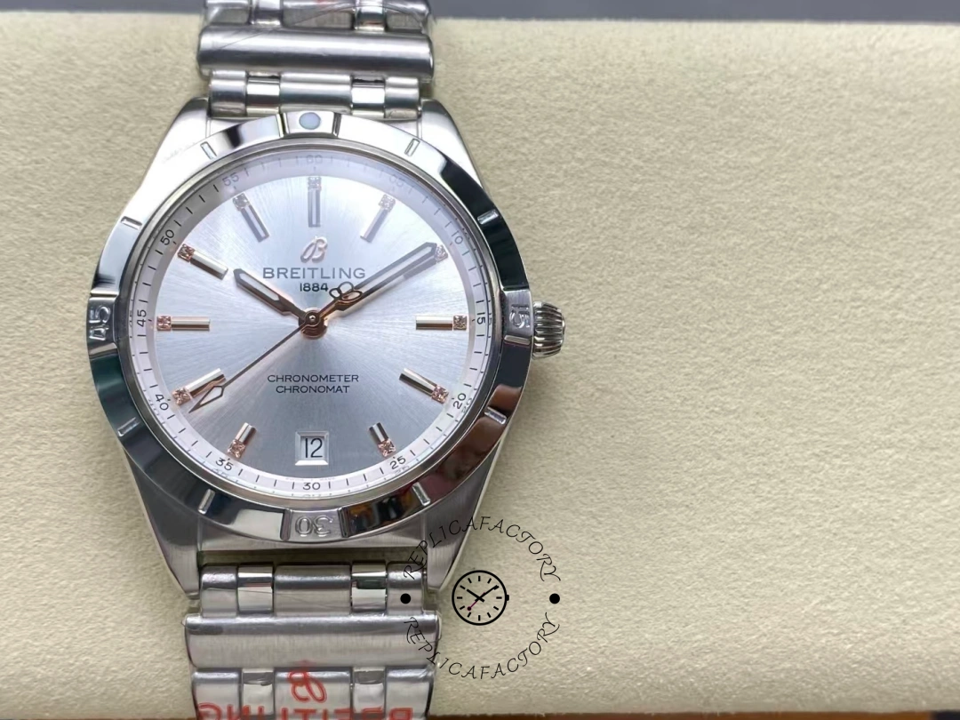 Breitling Chronomat Automatic 36mm Silver Dial A10380101A2A1 Replica