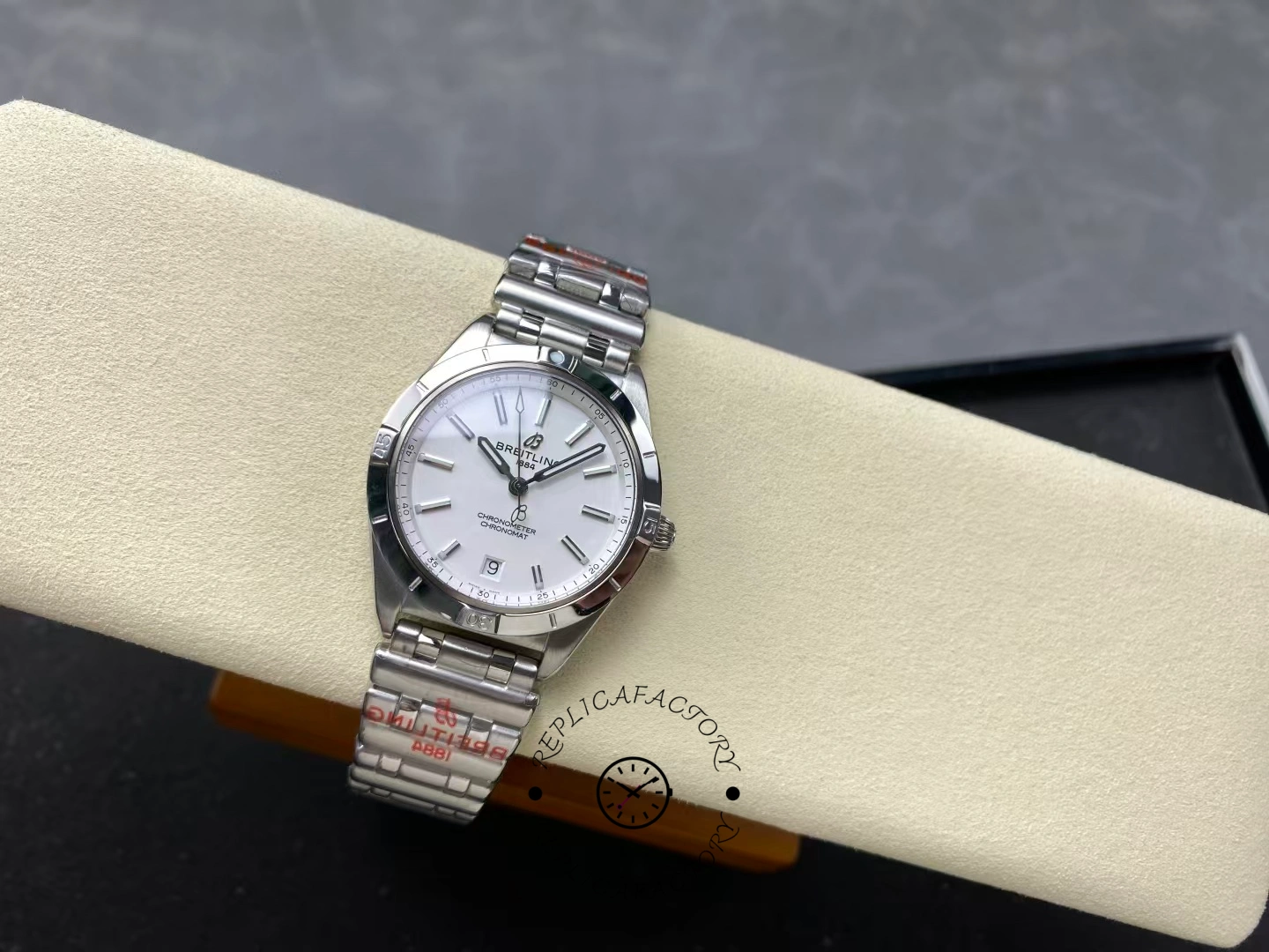 Breitling Chronomat A10380101A3A1 36mm Automatic White Dial Replica