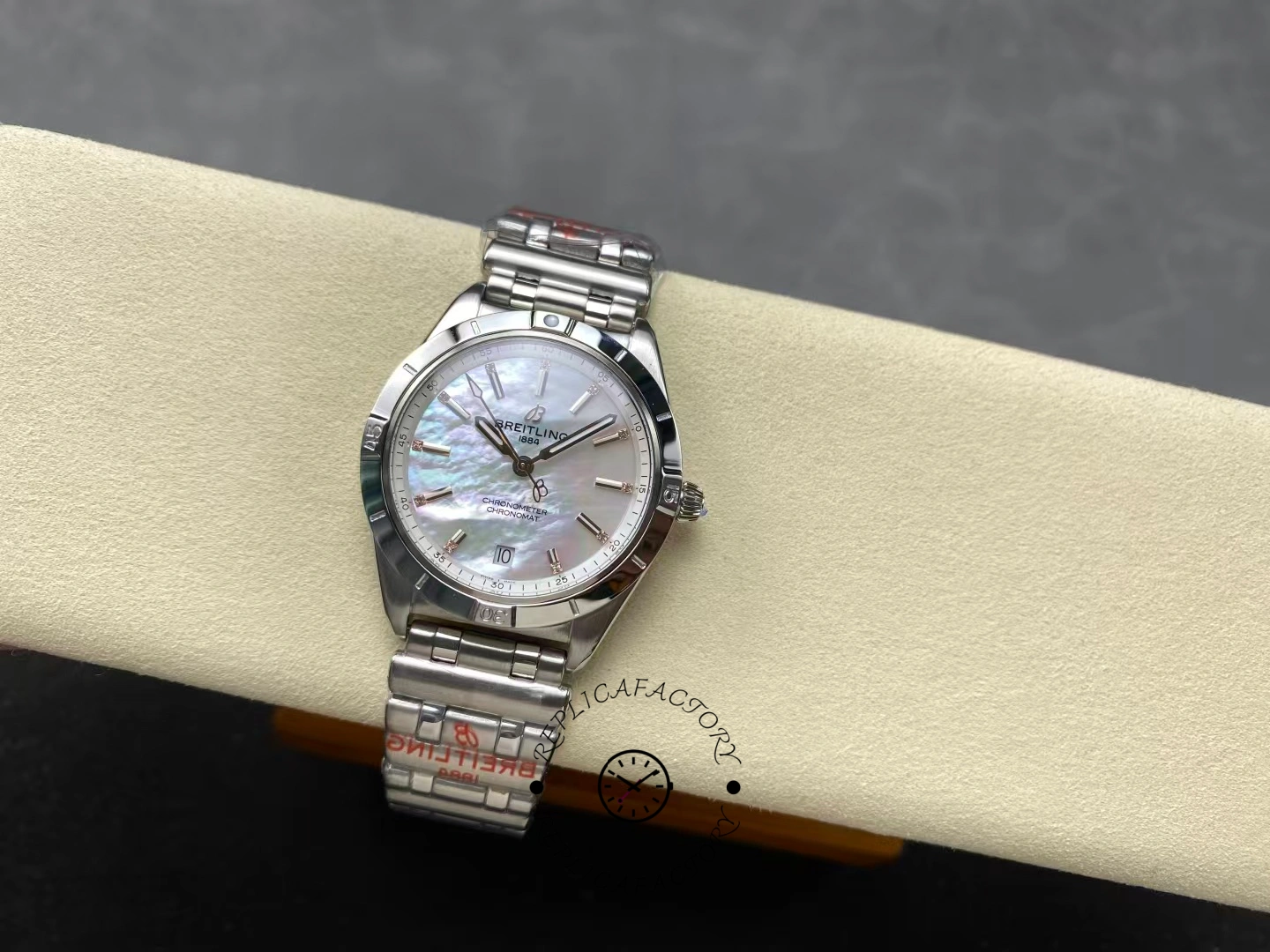 Breitling Chronomat Automatic 36mm MOP Dial A10380101A4A1 Replica