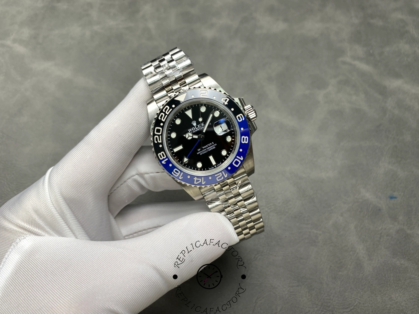 Rolex GMT-Master II 126710BLNR Black Dial Batman Bezel 40MM Mens Replica Watch