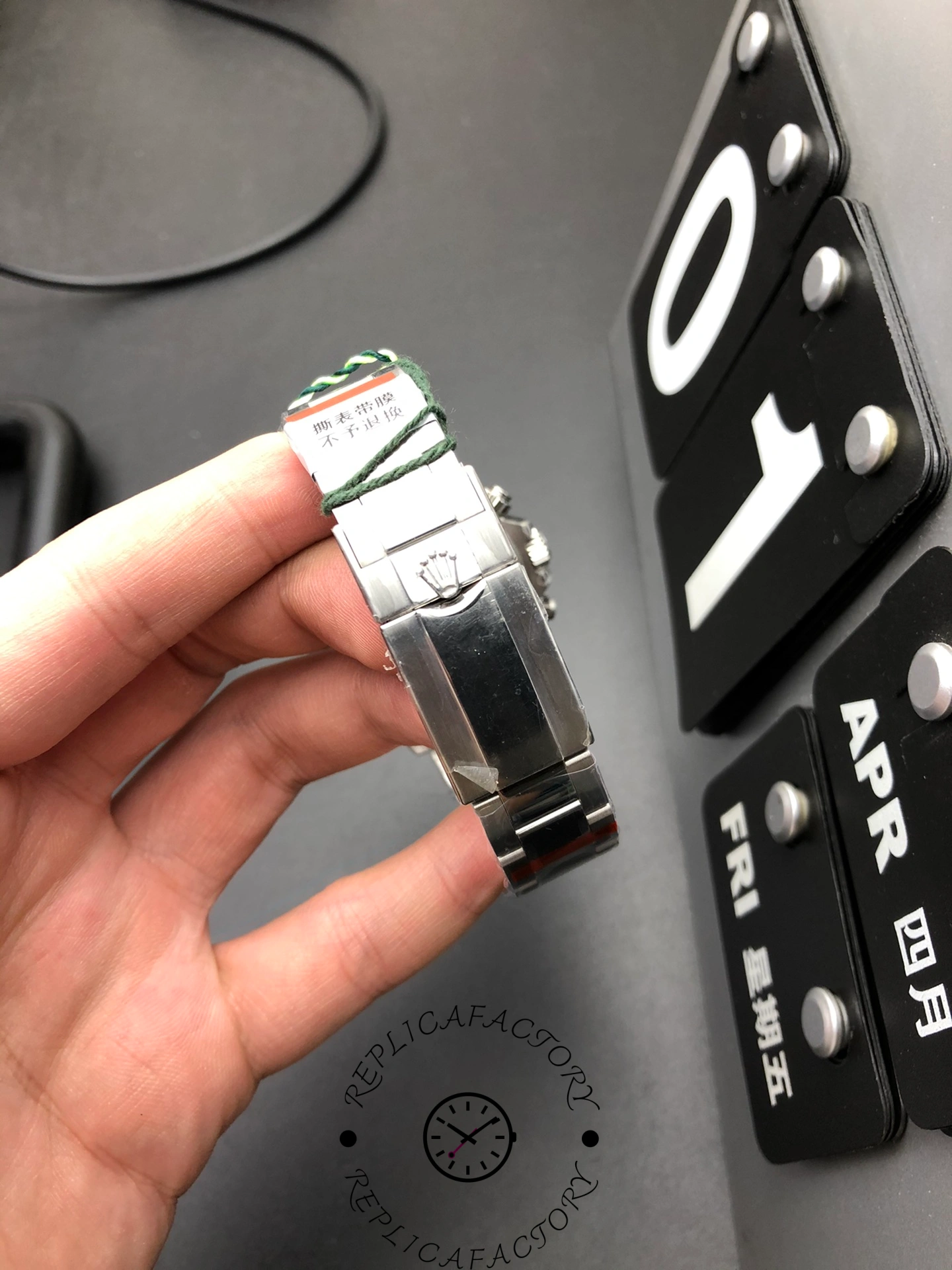 Rolex Platinum Cosmograph Daytona Ice Blue Index Dial Oyster Bracelet 126506 0001