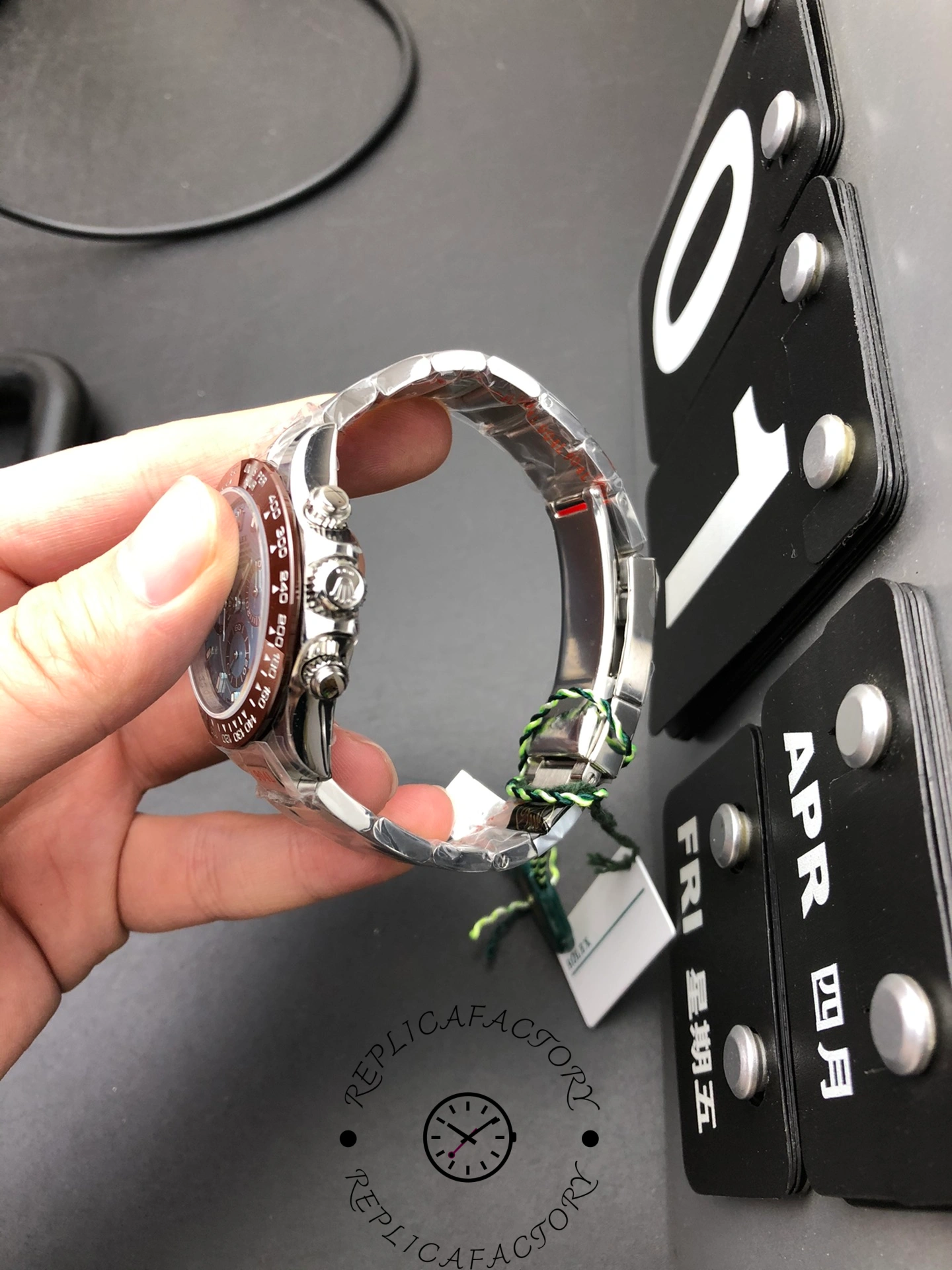 Rolex Platinum Cosmograph Daytona Ice Blue Index Dial Oyster Bracelet 126506 0001