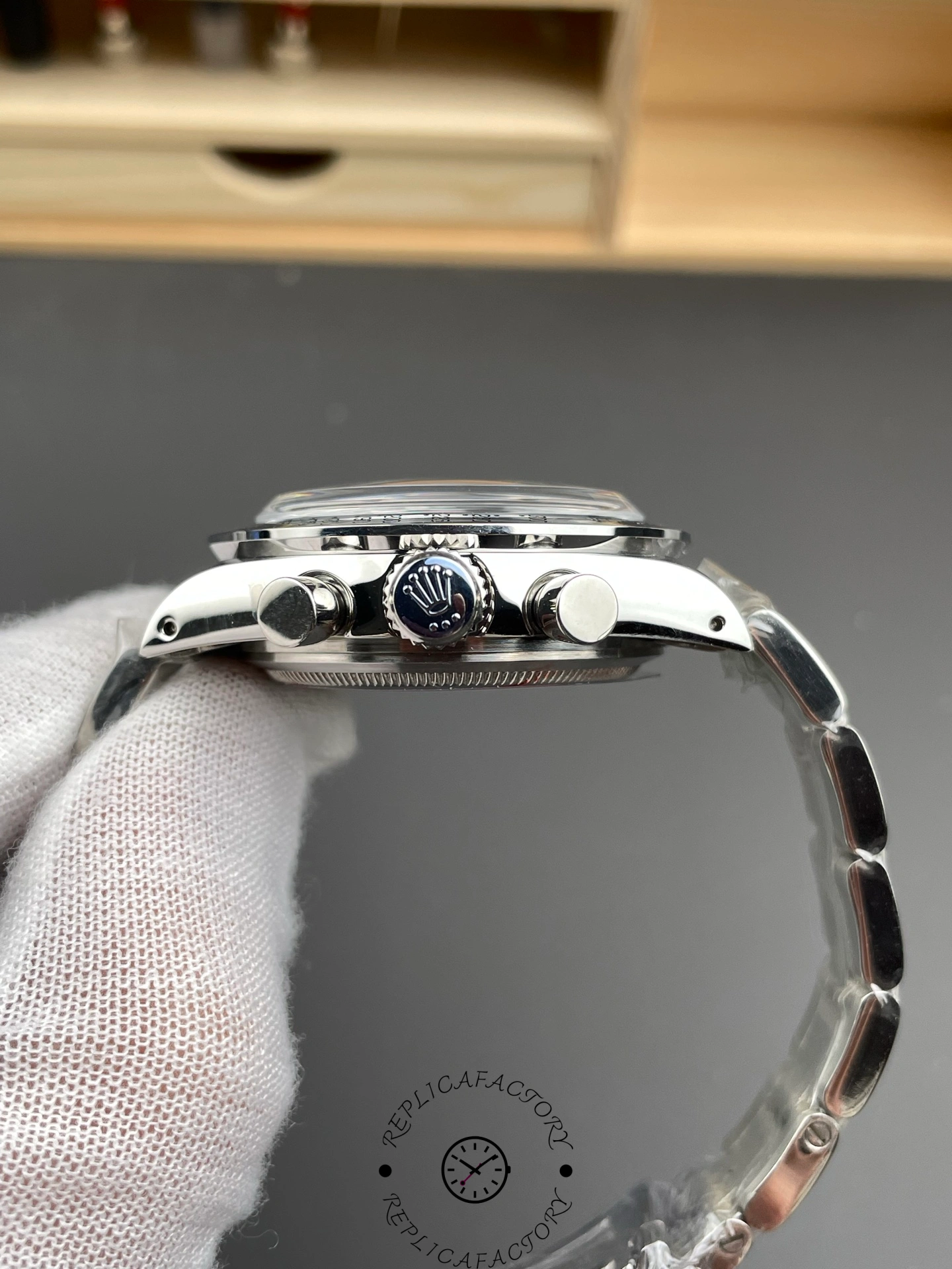 Rolex Cosmograph Daytona 116520 Bamford Paul Newman White Dial Steel 40mm Men's Watch