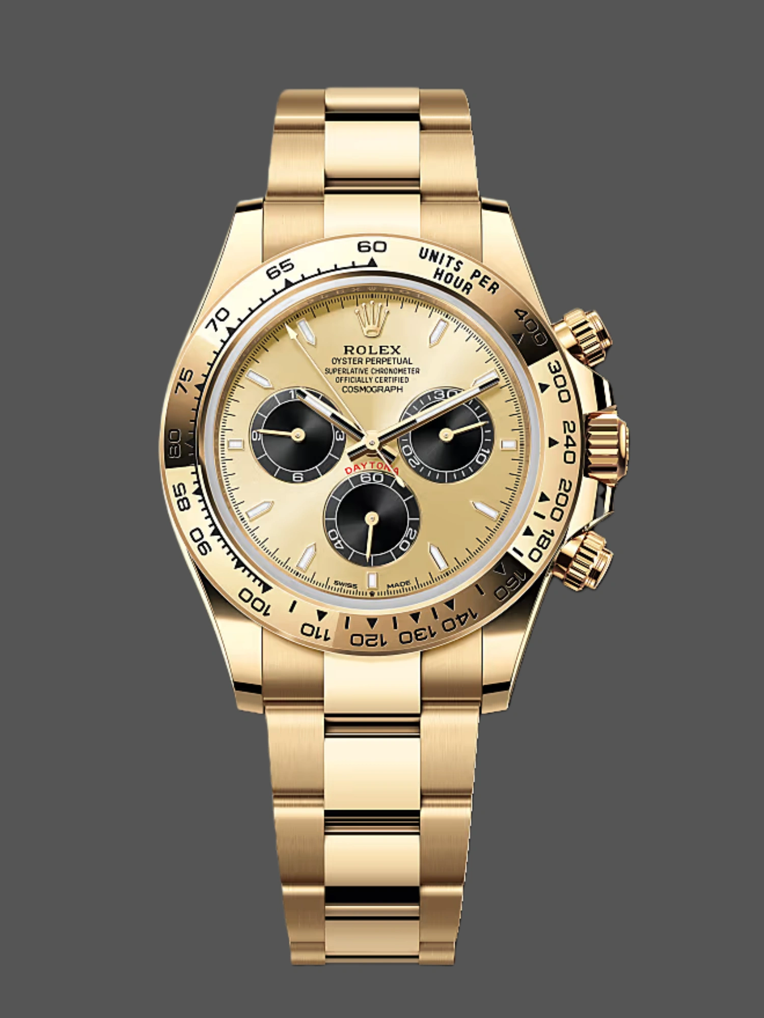 Rolex Daytona 126508 0006 Yellow Gold on Bracelet 1:1 Replica Watch
